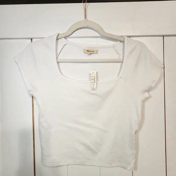 Madewell Brightside Aruba Squareneck Tee - Picture 2 of 4